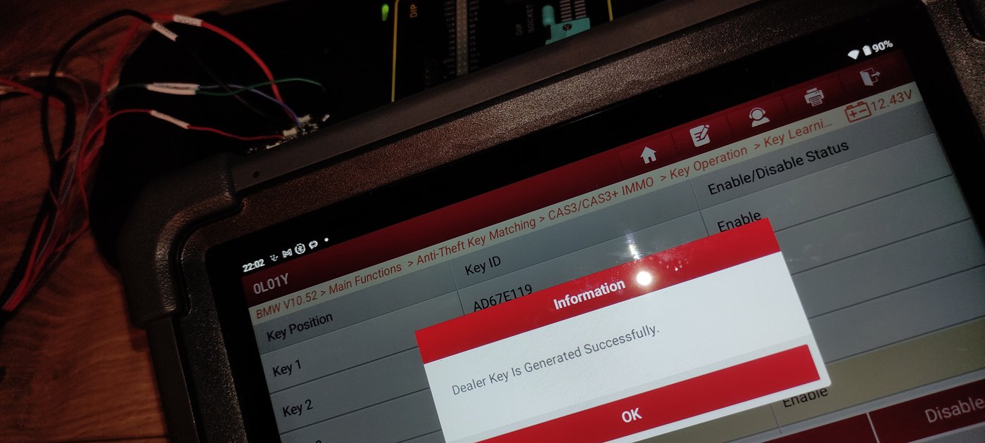 Võtmete programmeerimine ja immobilisaator – 1Autodiagnostik